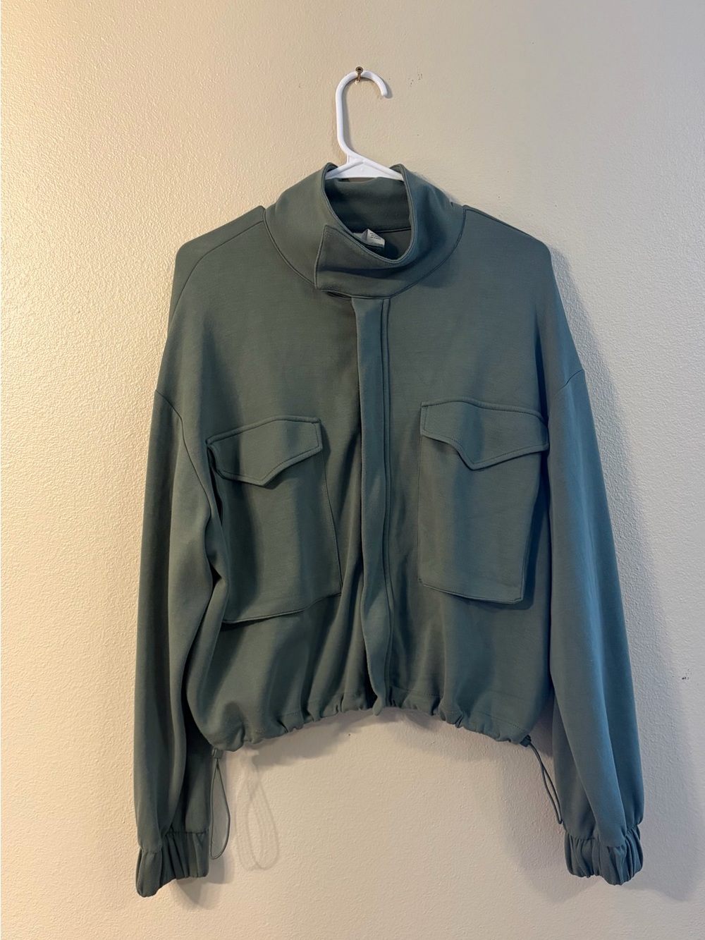 Yogalicious Utility Jacket in Sage Green